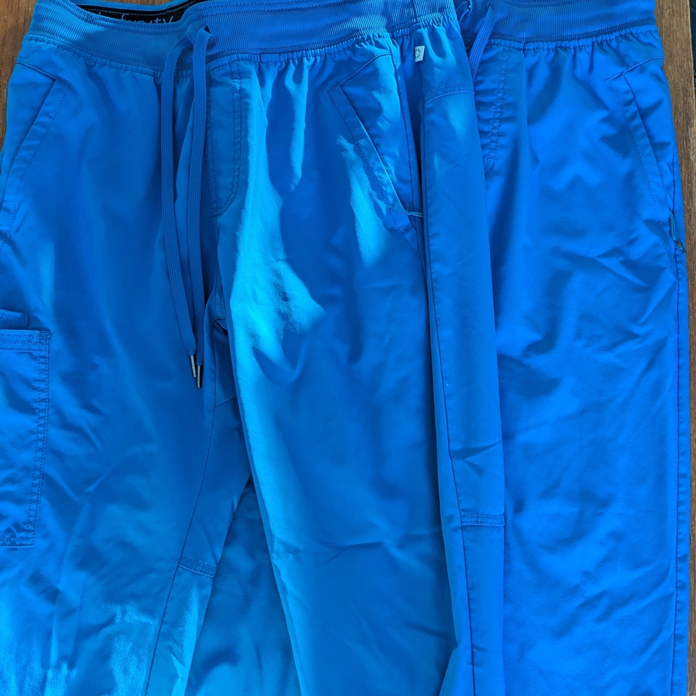 Set Of Two Royal Blue Cherokee Infinity Jogger Scrubs